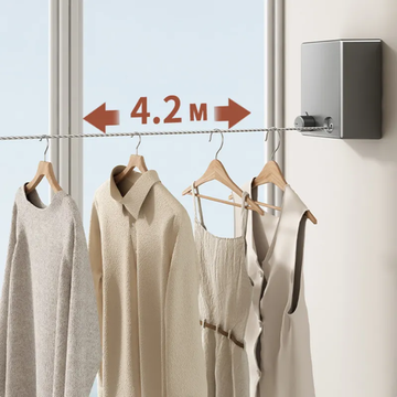 Retractable And Invisible Clothesline