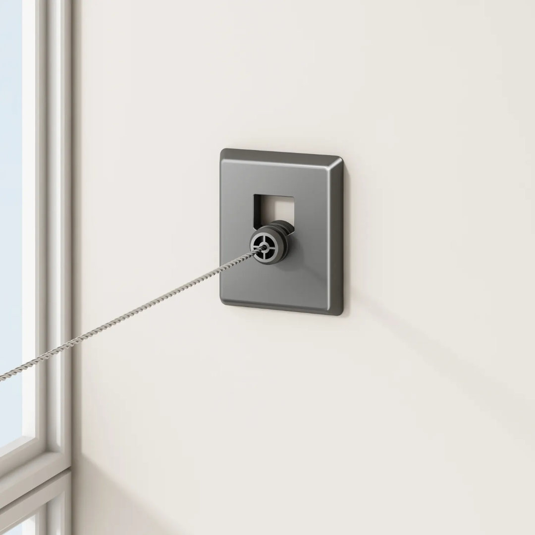 Retractable And Invisible Clothesline