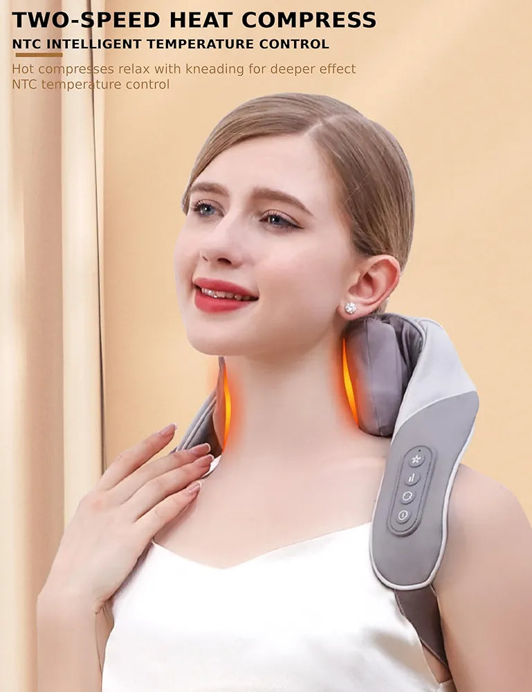 Professional Wireless Neck Shoulder Back Massager